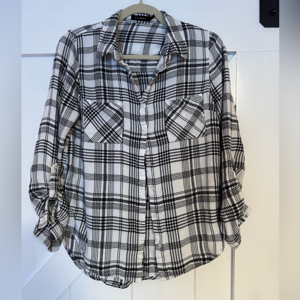 Blu Pepper flannel